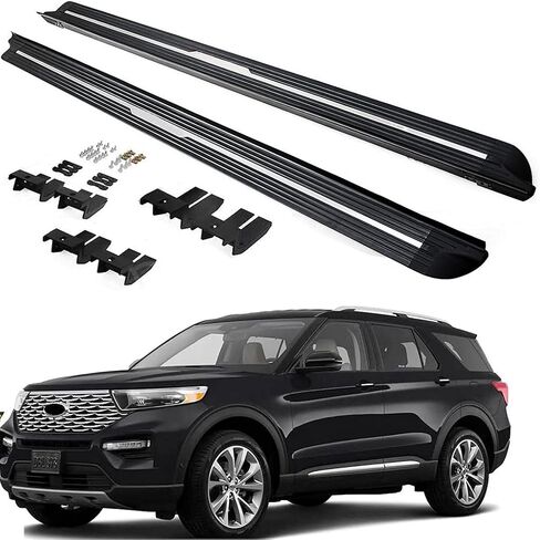 Foot Step Bars for 2020 2021 2022 2023 2024 2025 2026 Ford Explorer Running Boards Side Steps nerf bar Pedal Protector Accessories in Saudi Arabia