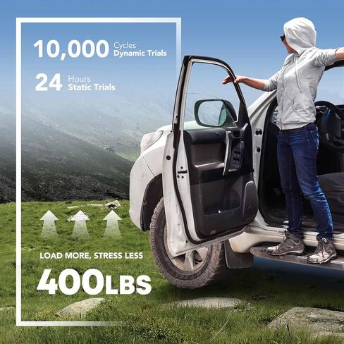 YHTAUTO 5.5" خطوات جانبية لألواح الجري متوافقة مع Toyota Sienna 2005-2010، مسحوق ألومنيوم أسود، مع شريط مطاطي طويل، قضبان جانبية للكابينة ملحقات خارجية للطرق الوعرة، مجموعة من 2 in Kuwait