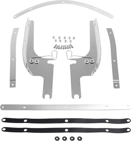 XMT-MOTO Windshield Windscreen Bracket Kit Fit for Harley Davidson 1994-later Road King Models 04-07 FLHRS and 17-Later FLHRXS Models in Saudi Arabia