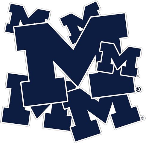 ملصق جامعة صبار الصحراء ميشيغان ولفرينز UM U of M ملصقات شارات الفينيل زجاجة مياه للكمبيوتر المحمول سجل قصاصات السيارة T3 (النوع 3-6) in Saudi Arabia