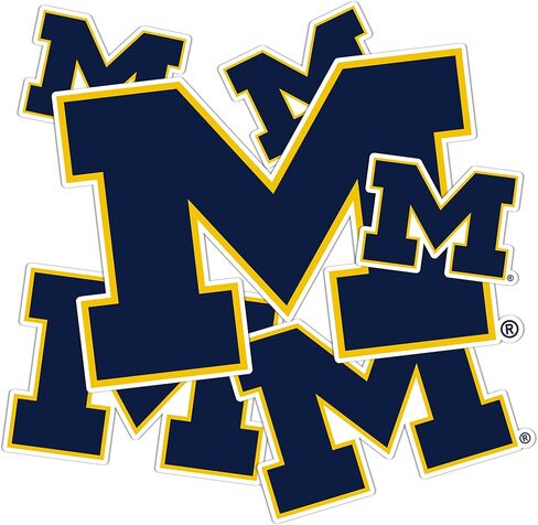 ملصق جامعة صبار الصحراء ميشيغان ولفرينز UM U of M ملصقات شارات الفينيل زجاجة مياه للكمبيوتر المحمول سجل قصاصات السيارة T3 (النوع 3-6) in Saudi Arabia
