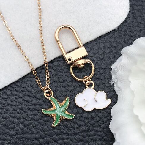 50pcs Enamel Charms for Jewelry Making Wholesale Assorted Mixed Bulk Metal Earring Findings for DIY Necklace Bracelet Keychain and Crafting in Saudi Arabia