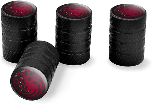 GRAPHICS & MORE Game of Thrones Targaryen Sigil Tire Rim Wheel Aluminum Valve Stem Caps in Saudi Arabia