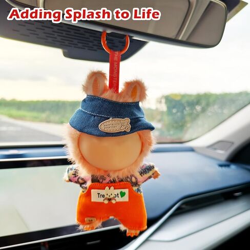 ملابس لابوبو، ملابس لطيفة لدمية لابوبو مقاس 17 سم، مجموعة ملابس للألعاب، قطعة واحدة للدمية الفاخرة، ملابس أنيقة رائعة للارتداء واللعب وعرض التجميع (تنورة سوداء فاخرة) in Kuwait