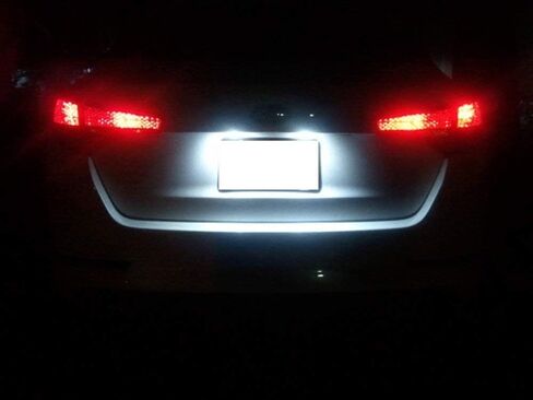 iJDMTOY OEM-Fit 3W Full LED License Plate Light Kit Compatible With 2009-2017 Kia Forte Koup 2-Door, Powered by 18-piece Xenon White LED Diodes in Saudi Arabia