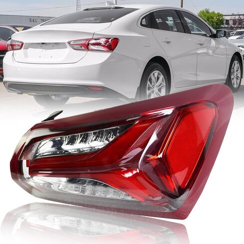 استبدال ضوء الذيل لسيارة Chevy Malibu 2019 2020 2021 2022 LED مجموعة ضوء الفرامل الخارجي OEM84595943 GM2805143 (جانب الركاب) in Saudi Arabia
