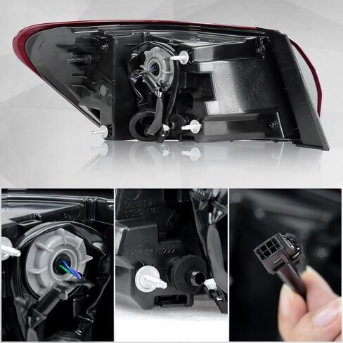 استبدال ضوء الذيل لسيارة Chevy Malibu 2019 2020 2021 2022 LED مجموعة ضوء الفرامل الخارجي OEM84595943 GM2805143 (جانب الركاب) in Saudi Arabia