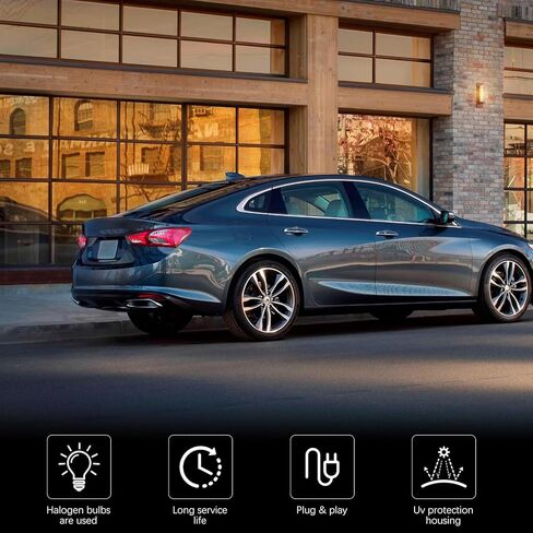 استبدال ضوء الذيل لسيارة Chevy Malibu 2019 2020 2021 2022 LED مجموعة ضوء الفرامل الخارجي OEM84595943 GM2805143 (جانب الركاب) in Saudi Arabia