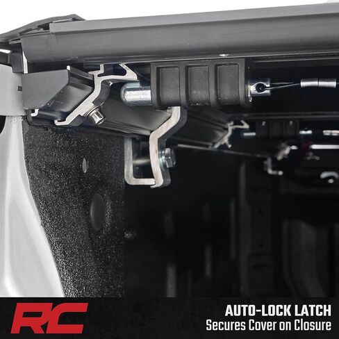 غطاء سرير شاحنة قابل للطي من Rough Country، أغطية تونيو للشاحنة الصلبة لسيارة Toyota Tacoma (2016-2023) - غطاء سرير Toyota Tacoma مقاس 5 بوصات، غطاء سرير Tacoma - 49420500 in Saudi Arabia