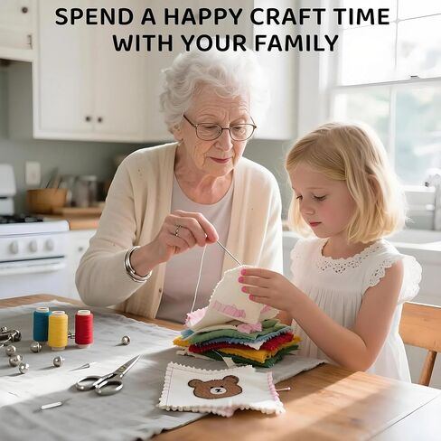 كتاب خياطة KANBO DIY مع مجموعة الخياطة، كتاب الخياطة اليدوية كتب غرز التطريز المحمولة، 16 صفحة كتب تطريز للغرز للمتحمسين والمبتدئين البالغين (106 غرز رائعة) in Kuwait