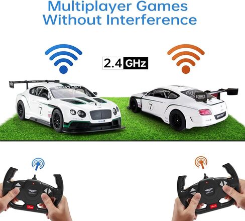 سيارات RASTAR RC 1/14 بنتلي كونتيننتال GT3 نموذج لعبة سيارات سباق بنتلي سيارة تحكم عن بعد للأطفال والكبار، 2.4 جيجا in Saudi Arabia