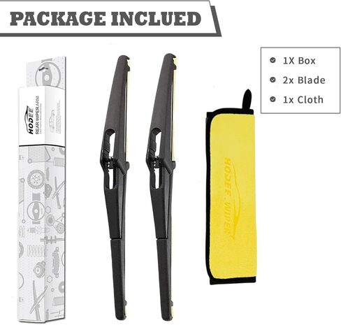 (Set of 2) HDOEE Replacement For Chevrolet Chevy Spark 2016-2022,Rear Wiper Blade Kit Set,Rear Wiper Accessories Parts,Wiper Blade for Back Windshield Window,OE:95391371 in Kuwait