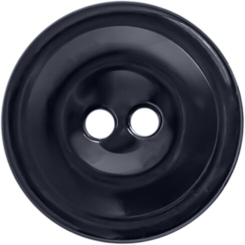 2 Hole Uniform Buttons Industrial Strength Rugged Heavy Duty 19mm 30L for Factory Manufacturing Automotive Chef Kitchen Coveralls, Heat Resistant Non Porous Melamine Size 0.75 Inch, Black, 12pc in Saudi Arabia