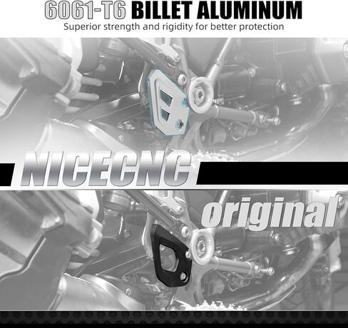 NICECNC واقي أسطوانة الفرامل الرئيسية متوافق مع BMW R1250GS Adventure 2018-2023، R1250GS 2018 2019 2020 2021 2022 2023، ملحقات R1250GS، فضي in Saudi Arabia