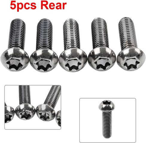 GZYF Rear Disc Brake Retaining Rotor Bolt Screw 5pcs for BMW S1000RR XR M1000RR 19-24 Stainless Steel Silver in Saudi Arabia