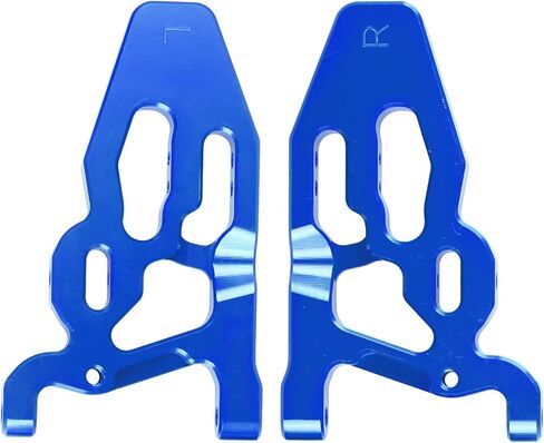 نظام تعليق أمامي سفلي من الألومنيوم من Aimrock A أذرع مع كرات محورية تعمل على ترقية أجزاء لسيارة 1/8 Typhon 1/7 Felony Infraction Limitless 6S BLX RC Buggy Car (أزرق) in Kuwait