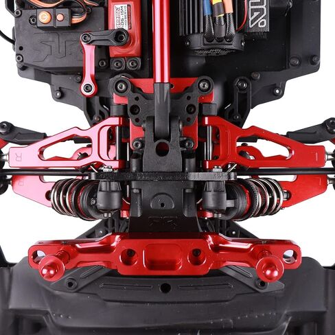 نظام تعليق أمامي سفلي من الألومنيوم من Aimrock A أذرع مع كرات محورية تعمل على ترقية أجزاء لسيارة 1/8 Typhon 1/7 Felony Infraction Limitless 6S BLX RC Buggy Car (أزرق) in Kuwait