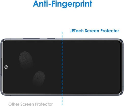 JETech Screen Protector for Samsung Galaxy S21 5G 6.2-Inch, Tempered Glass Film with Easy Installation Tool, Fingerprint ID Compatible, HD Clear, 3-Pack in Saudi Arabia