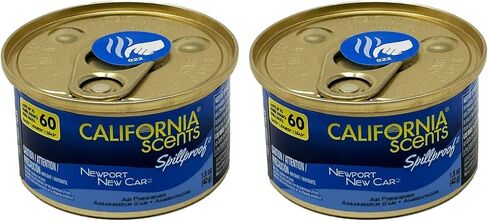California Scents Spillproof Organic Air Fresheners, 1.5 Ounce Can, (2 Packs, Golden State Delight) in Saudi Arabia