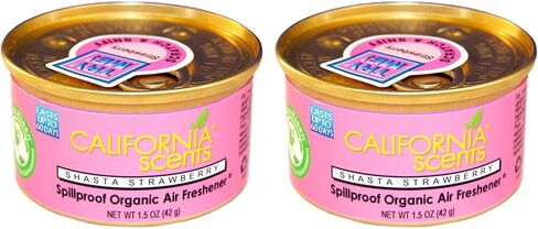 California Scents Spillproof Organic Air Fresheners, 1.5 Ounce Can, (2 Packs, Golden State Delight) in Saudi Arabia