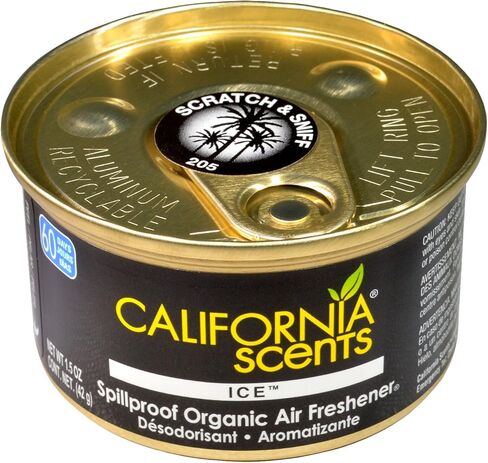 California Scents Spillproof Organic Air Fresheners, 1.5 Ounce Can, (2 Packs, Golden State Delight) in Saudi Arabia