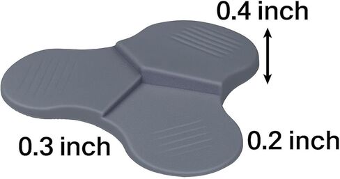 3-Level Adjustable Silicone Door Stopper – Non-Slip Protective Base, Flexible and Durable Design, Fits Different Door Heights, Anti-Scratch and Slip-Resistant in Saudi Arabia