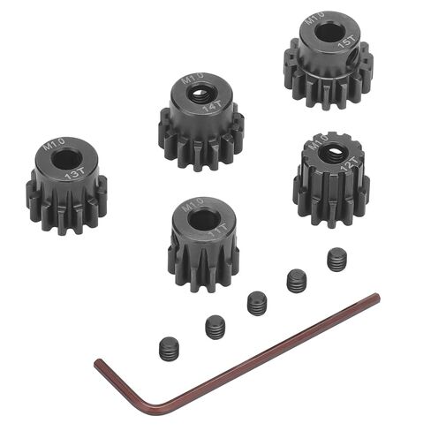 M1 Pinion Gear Sets 16T 17T 18T 19T 20T, daitoku 5mm Shaft Motor Gears RC Pinion Gears with Hex Key for 1/8 1/10 RC Brushless Brush Motor Trucks Buggy in Saudi Arabia