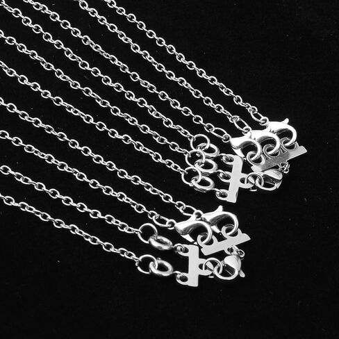 Necklace Layering Clasps, 2 PCS Multi Strand Connectors, Stainless Steel Necklace Separator Multi Strand Clasp for Stackable Necklaces and Chains in Saudi Arabia