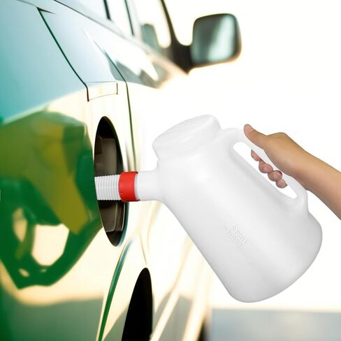 Oil Measuring Container Automotive Motor Oil Dispenser Motor Oil Container Plastic Long Neck Oil Funnels for Automotive Fluids in Saudi Arabia