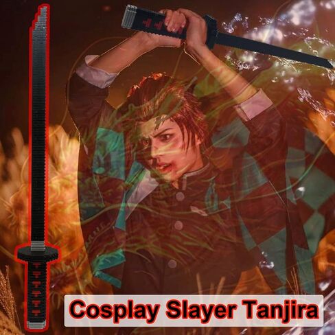 beego قتل شيطان السيف بناء عدة مجموعة، 19in تأثيري زينيتسوس الأصفر فلاش البرق السيف اللبنات مع حامل السيف، القاتل كاتانا السيف نموذج ديكور بناء الطوب هدية للمراهقين، الكبار in Kuwait