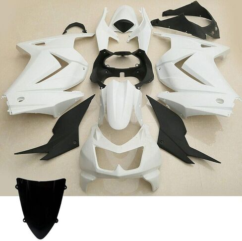 Green-L Body Kit Bodywork Fit for Kawasaki Ninja 250R 2008-2012 Motorcycle Unpainted Injection Fairing Windshield in Saudi Arabia