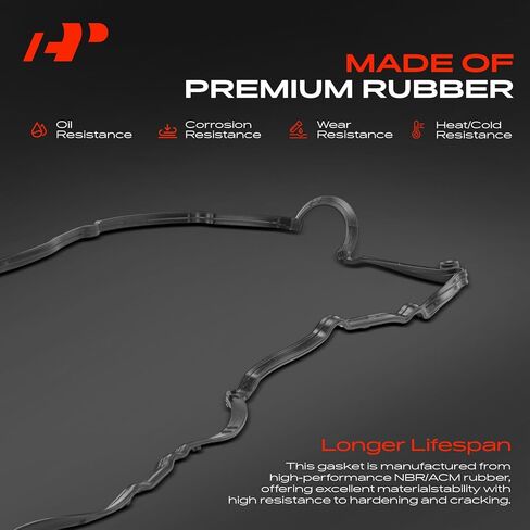 A-Premium Engine Valve Cover Gasket Compatible with Ford Escape 2017-2019, Fusion 2014-2020, 1.5L in Saudi Arabia