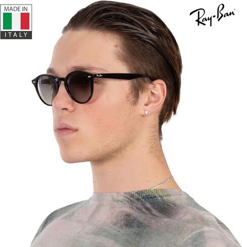Ray-Ban RB2180 نظارة شمسية مستديرة الشكل مع مجموعة نظارات - ملاءمة عالية - نظارة شمسية كلاسيكية مثالية للمناسبات الرسمية والعادية in Kuwait