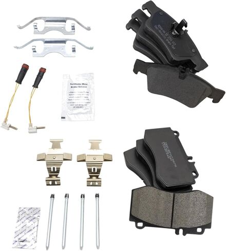 Brake Pads Semi-Metallic Compatible with 2010-2012 Mercedes-Benz E350 2010-2011 E550 in Saudi Arabia