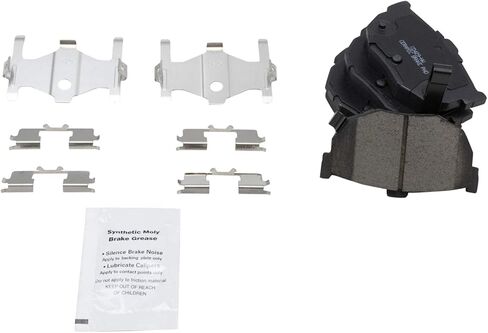 Front and Rear Brake Pad Set Ceramic Hardware Compatible with 1992-2006 Hyundai Elantra 1997-2001 Tiburon in Saudi Arabia