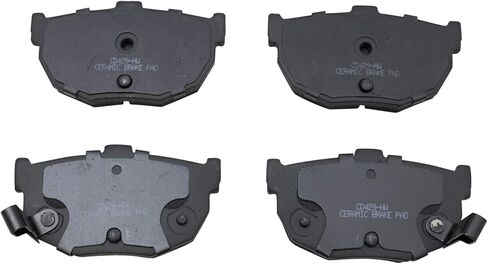 Front and Rear Brake Pad Set Ceramic Hardware Compatible with 1992-2006 Hyundai Elantra 1997-2001 Tiburon in Saudi Arabia