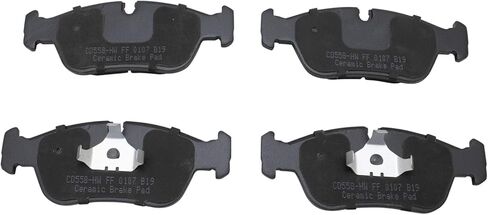 Front and Rear Brake Pad Set Ceramic Compatible with 1991-1992 BMW 318i 1992-1993 325i in Saudi Arabia