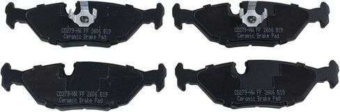 Front and Rear Brake Pad Set Ceramic Compatible with 1991-1992 BMW 318i 1992-1993 325i in Saudi Arabia