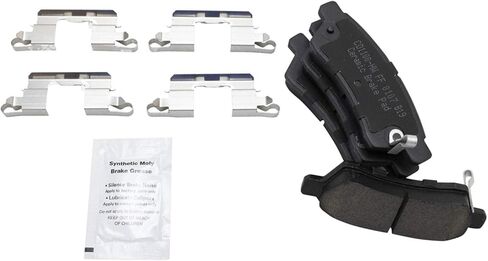 Front and Rear Brake Pad Set Ceramic Hardware Compatible with 2011-2012 Suzuki Equator in Saudi Arabia