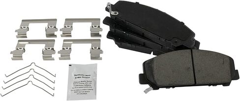 Front and Rear Brake Pad Set Ceramic Hardware Compatible with 2011-2012 Suzuki Equator in Saudi Arabia