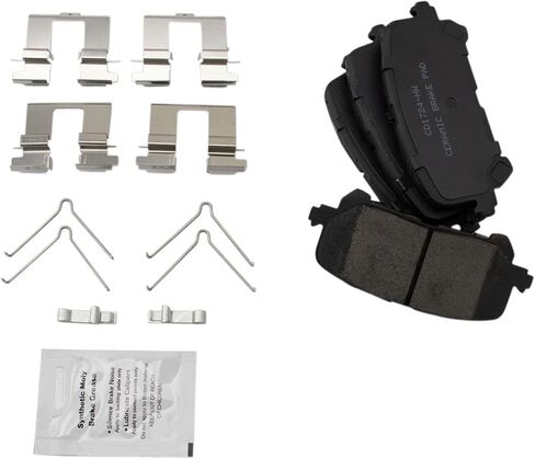 Front and Rear Brake Pad Set Ceramic Hardware Compatible with 2019-2021 Honda Passport in Saudi Arabia