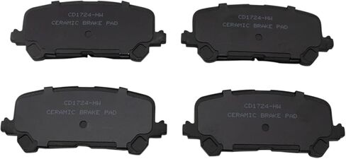Front and Rear Brake Pad Set Ceramic Hardware Compatible with 2019-2021 Honda Passport in Saudi Arabia