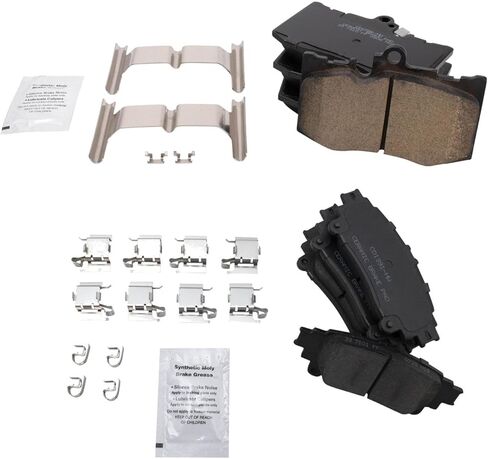 Brake Pads Ceramic Compatible with 2016-2017 Lexus GS200t 2013-2019 GS350 2013-2018 GS450h IS200t 2016-2018 IS300 2014-2018 IS350 2016 RC200t RC300 2015-2017 RC350 in Saudi Arabia