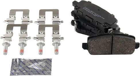 Front and Rear Brake Pads Ceramic Hardware Compatible with 2016 Honda CR-Z in Saudi Arabia