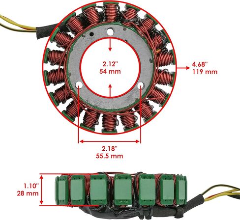 Caltric Stator Regulator Rectifier W/Gasket Compatible With Arctic Cat Prowler Hdx 700 4X4 2011-2012 in Saudi Arabia