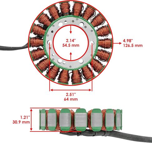 Caltric Stator Compatible With Arctic Cat Wildcat 4X 1000 2014 2015 2016 2018 in Saudi Arabia