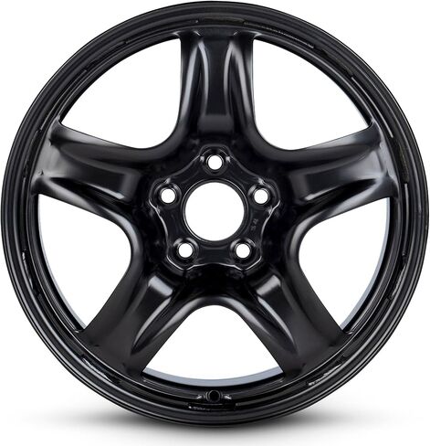 For 2017-2020 Jeep Compass 17 Inch Black Painted Steel Rim - OE Direct Replacement - Road Ready Car Wheel in Saudi Arabia