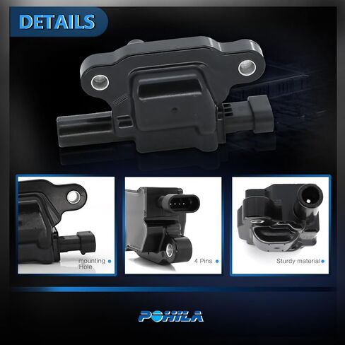 مجموعة من 8 ملفات إشعال متوافقة مع شيفروليه سيلفرادو جي إم سي سييرا 2007-2013 كاديلاك CTS 2006-2015 V8 4.8L 5.3L 6.0L 6.6L in Kuwait