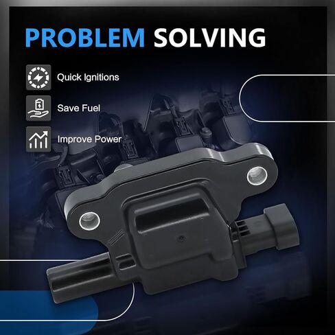 مجموعة من 8 ملفات إشعال متوافقة مع شيفروليه سيلفرادو جي إم سي سييرا 2007-2013 كاديلاك CTS 2006-2015 V8 4.8L 5.3L 6.0L 6.6L in Kuwait