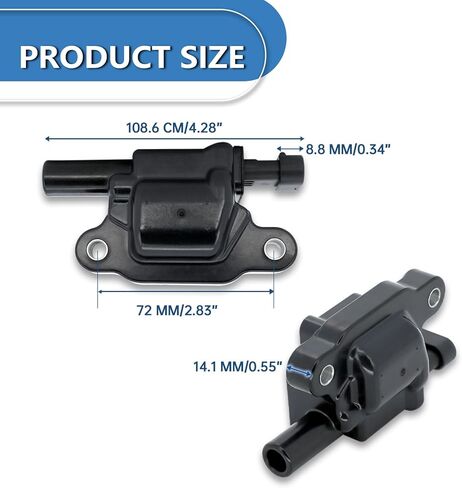 مجموعة من 8 ملفات إشعال متوافقة مع شيفروليه سيلفرادو جي إم سي سييرا 2007-2013 كاديلاك CTS 2006-2015 V8 4.8L 5.3L 6.0L 6.6L in Kuwait